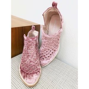 Jeffrey Campbell Lilac Velvet Taggart Booties